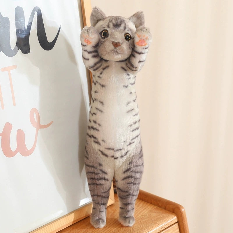 Lucky Standing Cat Stuffed Animal Plushie