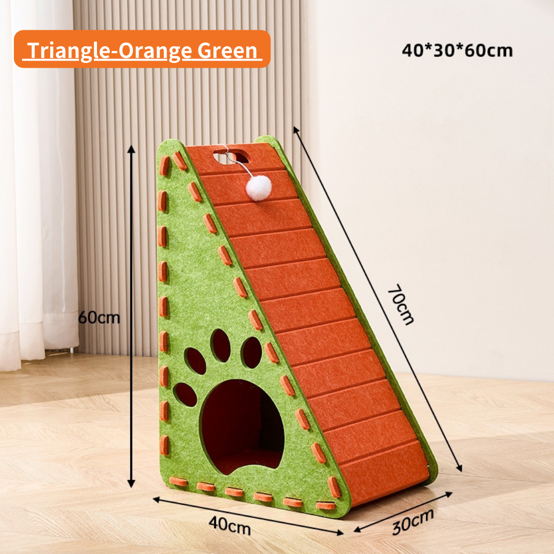 L Shaped Cat Felt Scratching Board
