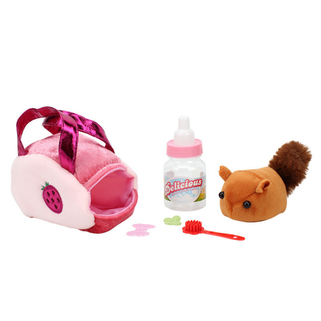 Inductive Sounding Animal with Portable Nest Toy for 2-4 Years Old