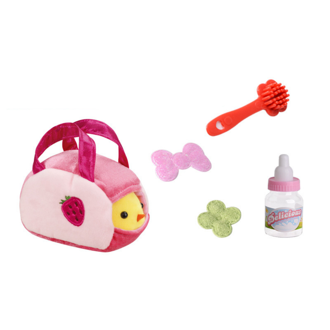 Inductive Sounding Animal with Portable Nest Toy for 2-4 Years Old