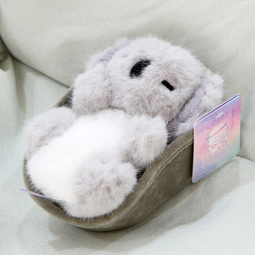 Baby Animal Plush in Bassinet