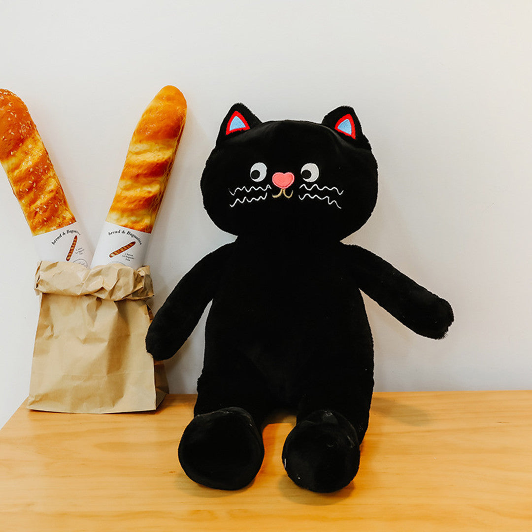 Polka Cat Stuffed Animal