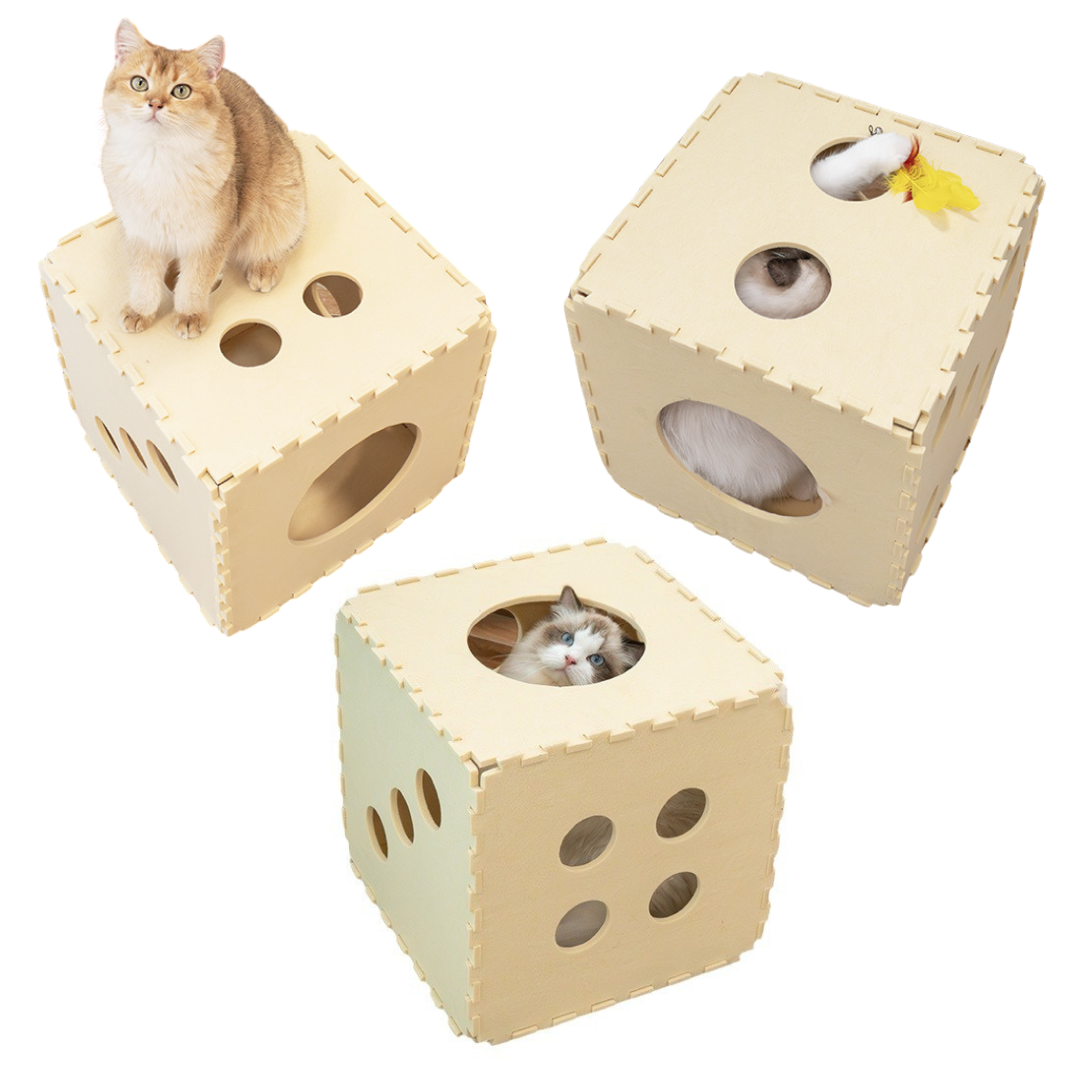 L Shaped Cat Felt Scratching Board