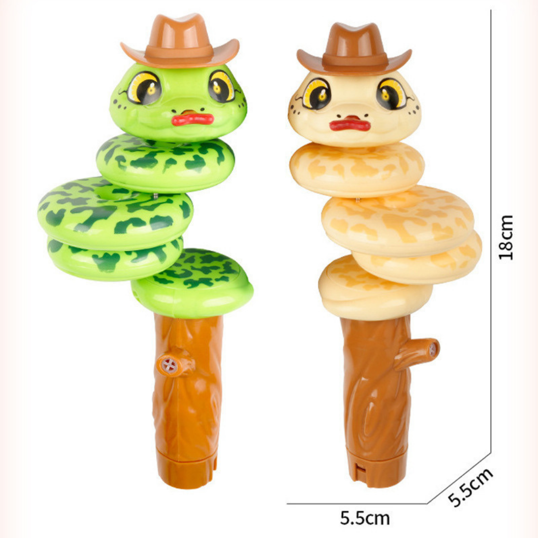Hand-held Twisting Snake Whistle
