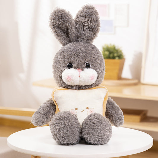 Toast and Hamburger Bunny Plush Toy