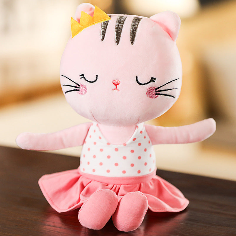 Yoga Cat Girl Plush Doll 13.7 inch